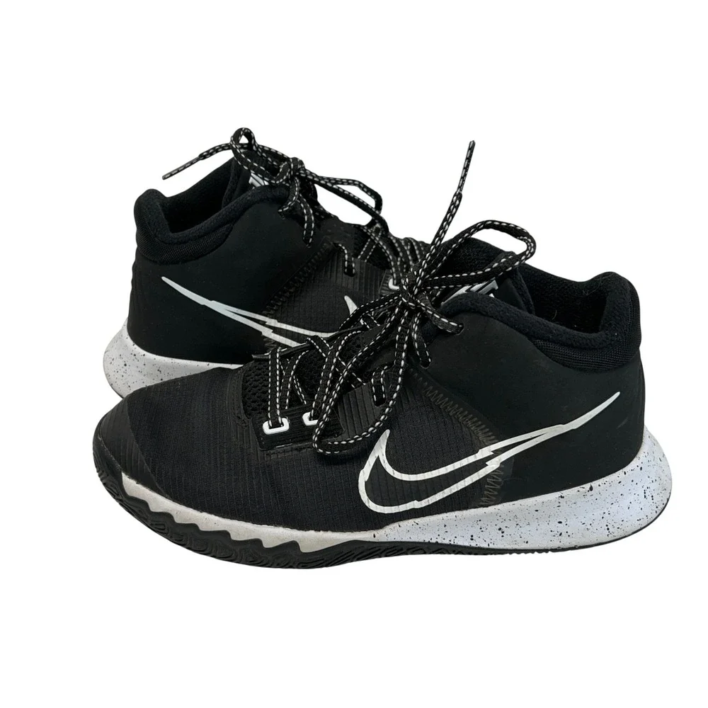 Nike Kyrie Flytrap 2 Black White Speckled Basketball Shoes AQ3412-001 4.5Y